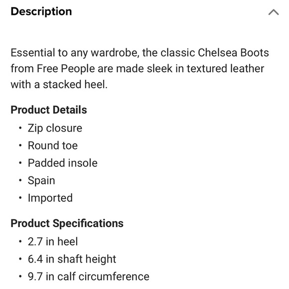 Free People Essential Chelsea Boot size 40 - Picture 4 of 16